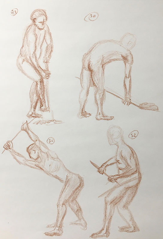 How to do a gesture sketch » Make a Mark Studios