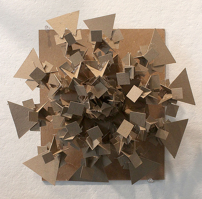 3d design chipboard sculpture