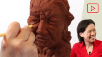Portrait Sculpture with Air Dry Clay