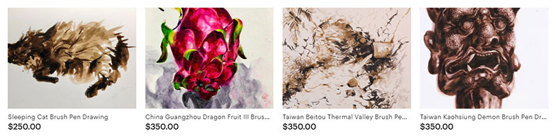 Selling Art Online, Etsy: Clara Lieu
