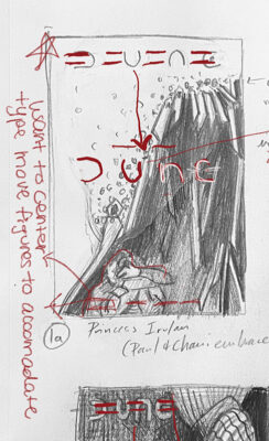 thumbnail sketches art director dune