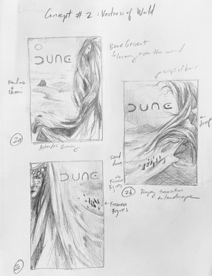 thumbnail sketches art director dune