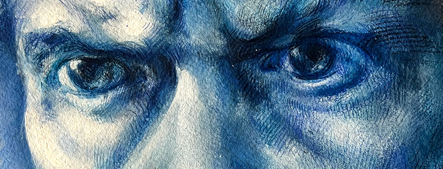 eyes painting drawing banner