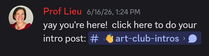 art club discord