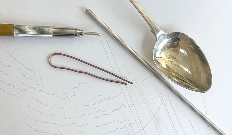 Silverpoint drawing